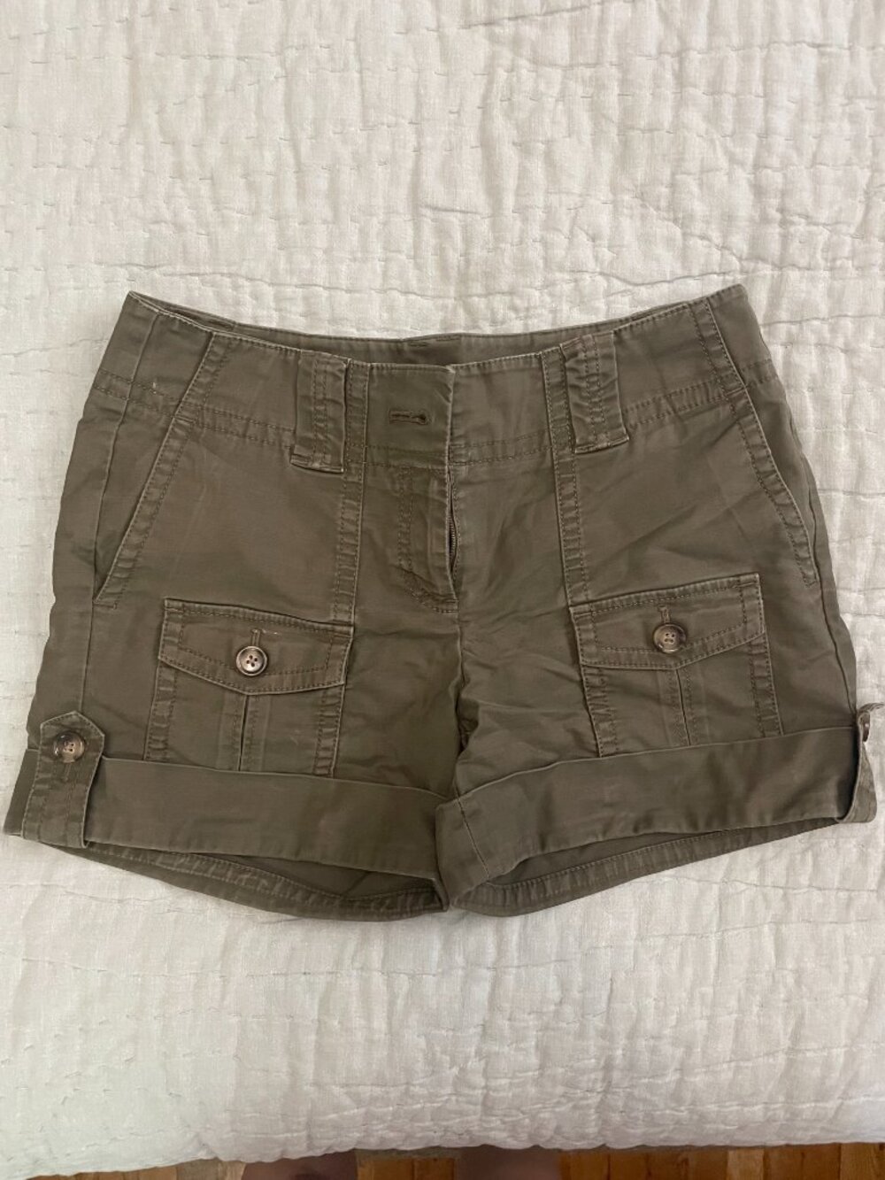 Anne Taylor Olive Green short (size 2)